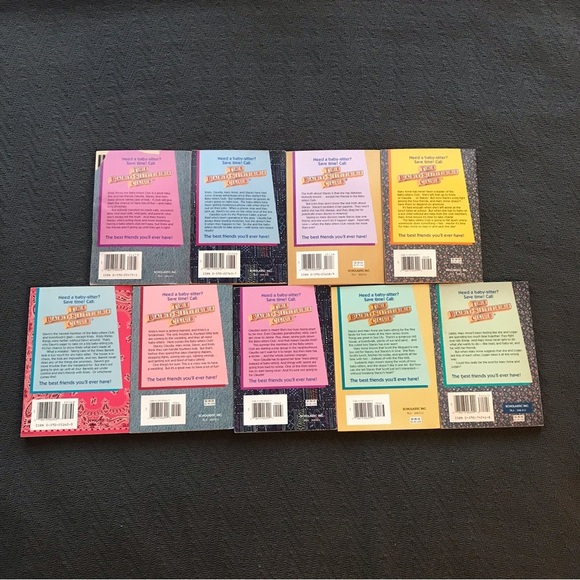 Vintage Ann M. Martin The Baby Sitters Club Paperback Books 1-8 + Classic - Picture 2 of 2